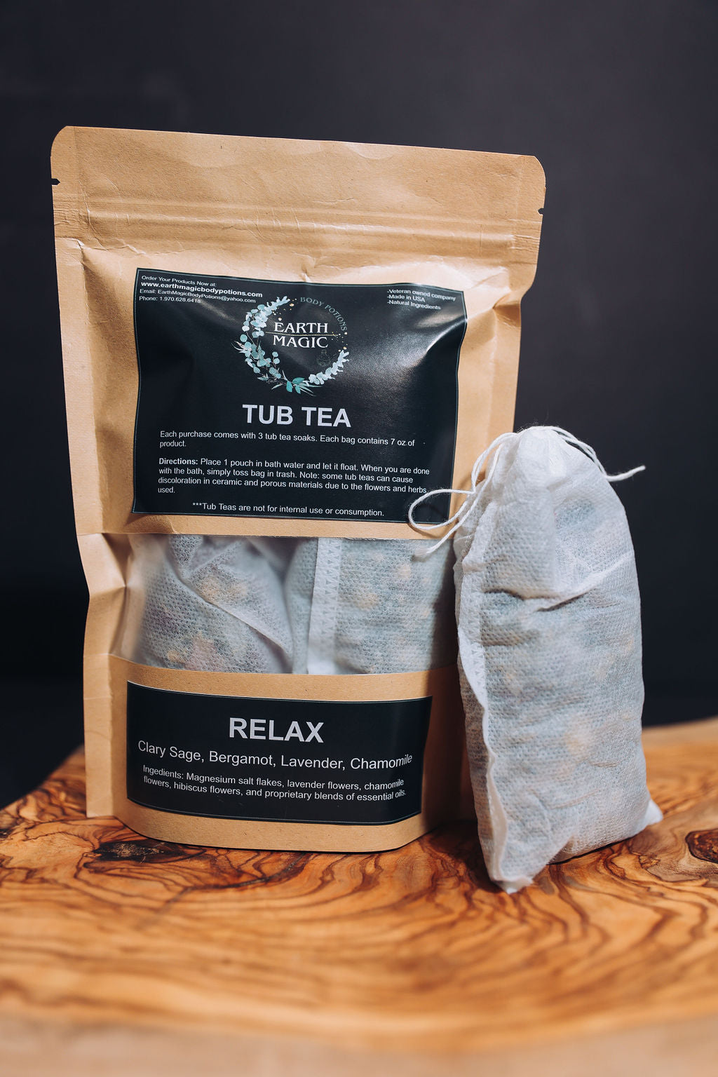 All-Natural Soaking Tub Tea